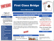 Tablet Screenshot of firstclassbridge.com